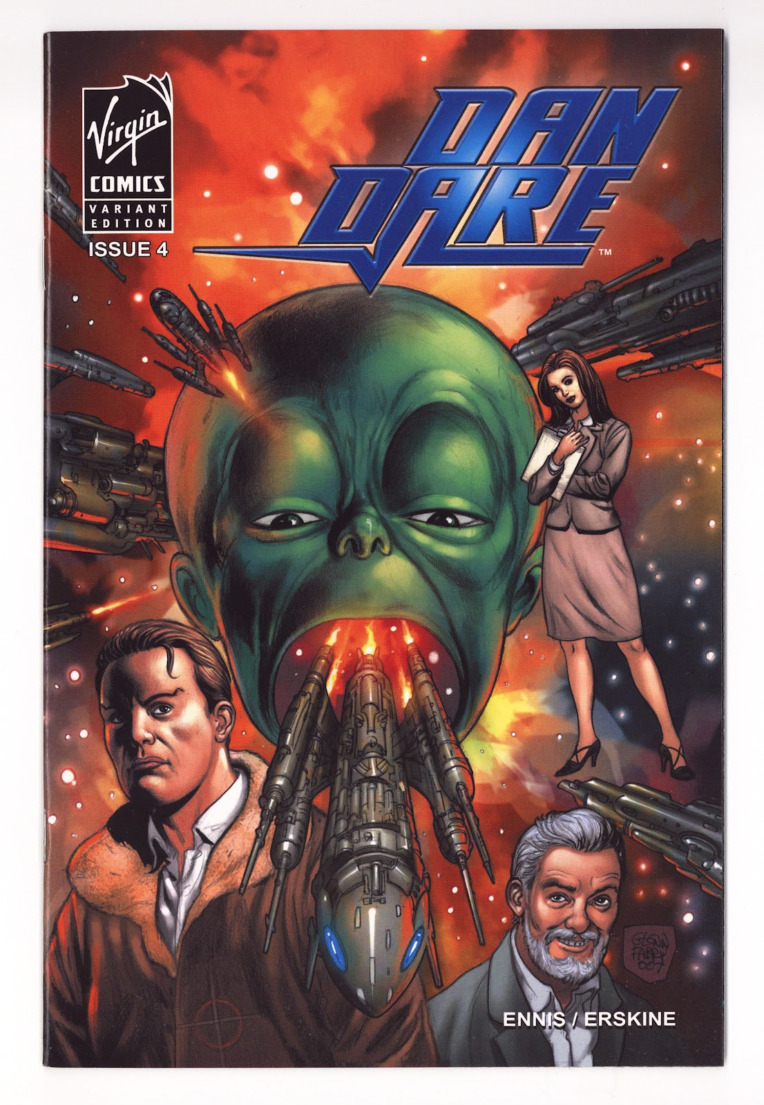 Dan Dare   4  High Grade   (2008) Fabry   Variant