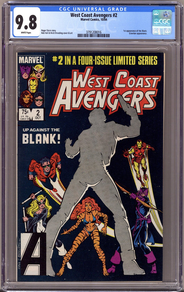 West Coast Avengers Vol 1 2 CGC 9.8 (NM/M)   (1984)