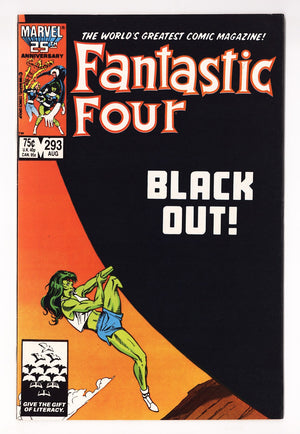 Fantastic Four Vol 1 293 Mid Grade (1986)