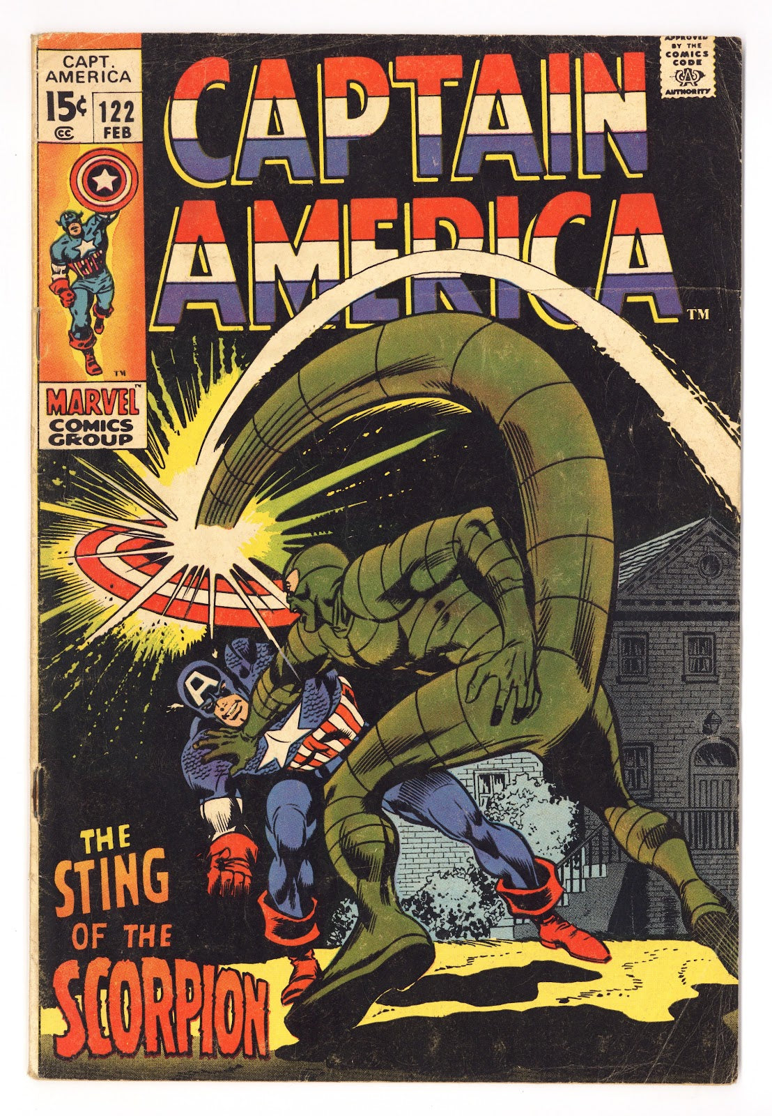 Captain America Vol 1 122 VG- (3.5) (1970) 