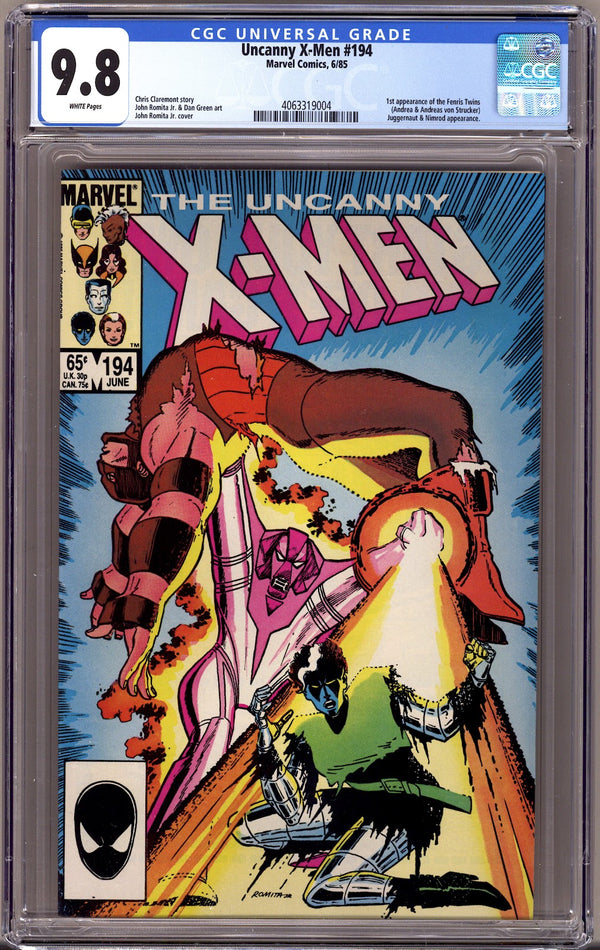 The Uncanny X-Men Vol 1 194 CGC 9.8 (NM/M)   (1985)