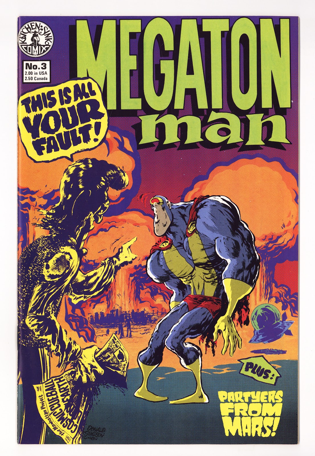 Megaton Man   3  High Grade   (1985)     