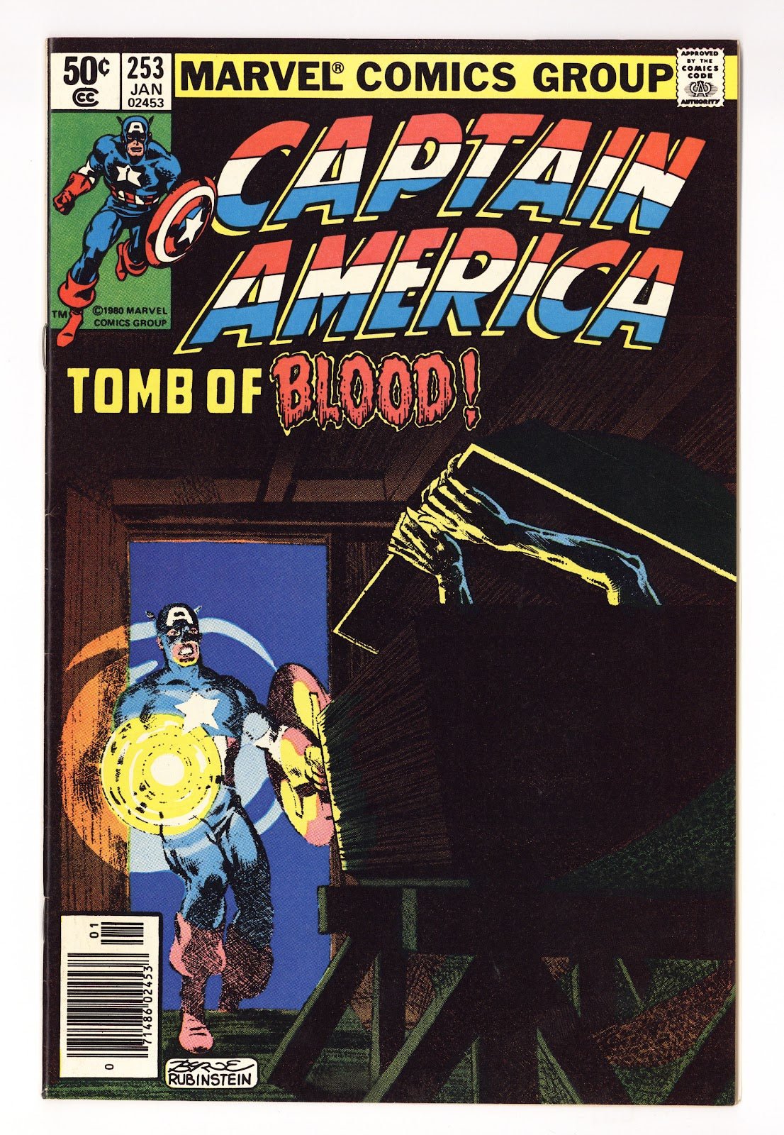 Captain America Vol 1 253  Mid Grade   (1981)   Newsstand