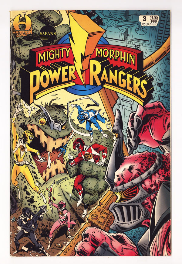 Saban's Mighty Morphin Power Rangers   3  Mid Grade   (1995)