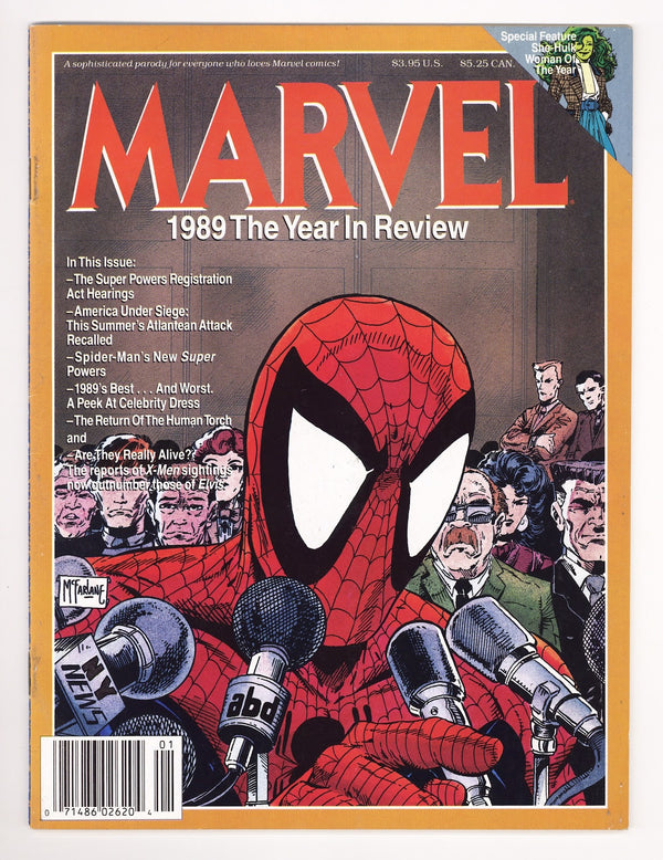 Marvel: The Year in Review 1 FN- (5.5) (1989)