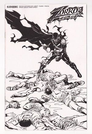 Zorro's Legacy #3 (2026) B&W Variant