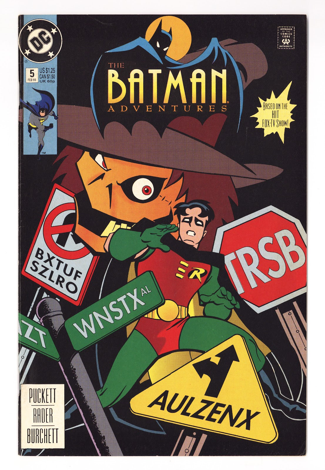 The Batman Adventures Vol 1 5  High Grade   (1993)   Direct  