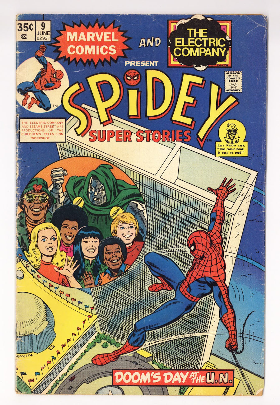 Spidey Super Stories Vol 1 9  GD/VG (3.0)   (1975)     