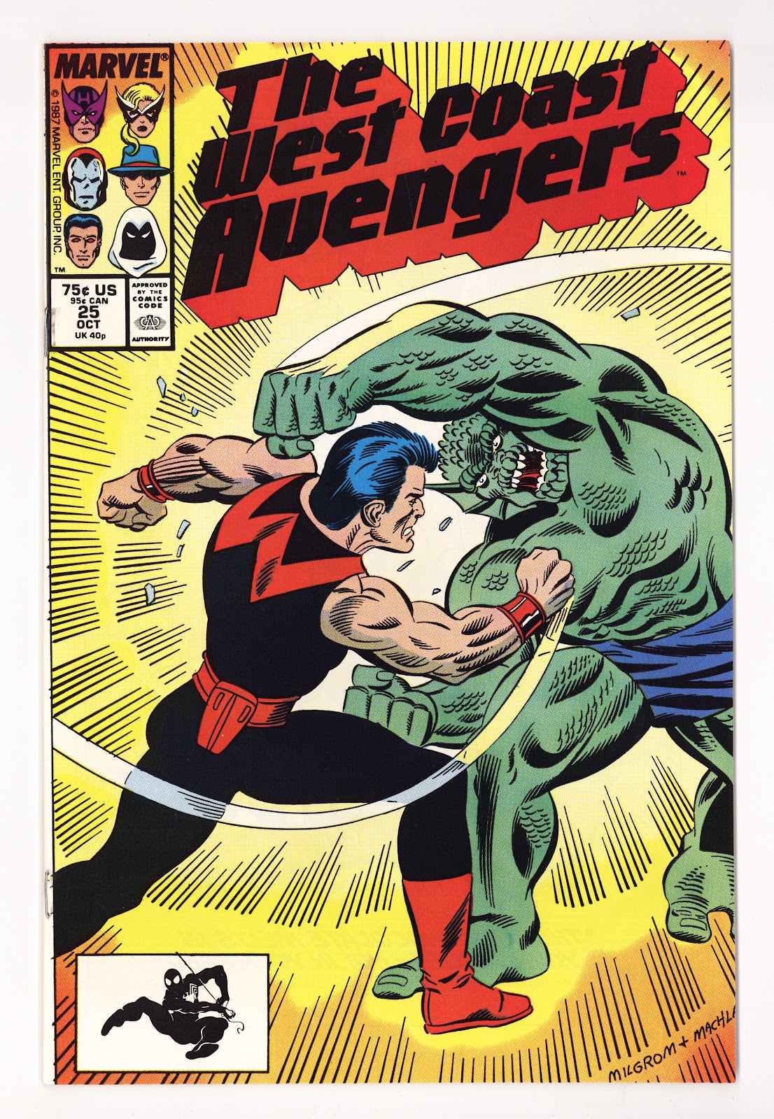 West Coast Avengers Vol 2 25  High Grade   (1987)   Direct  