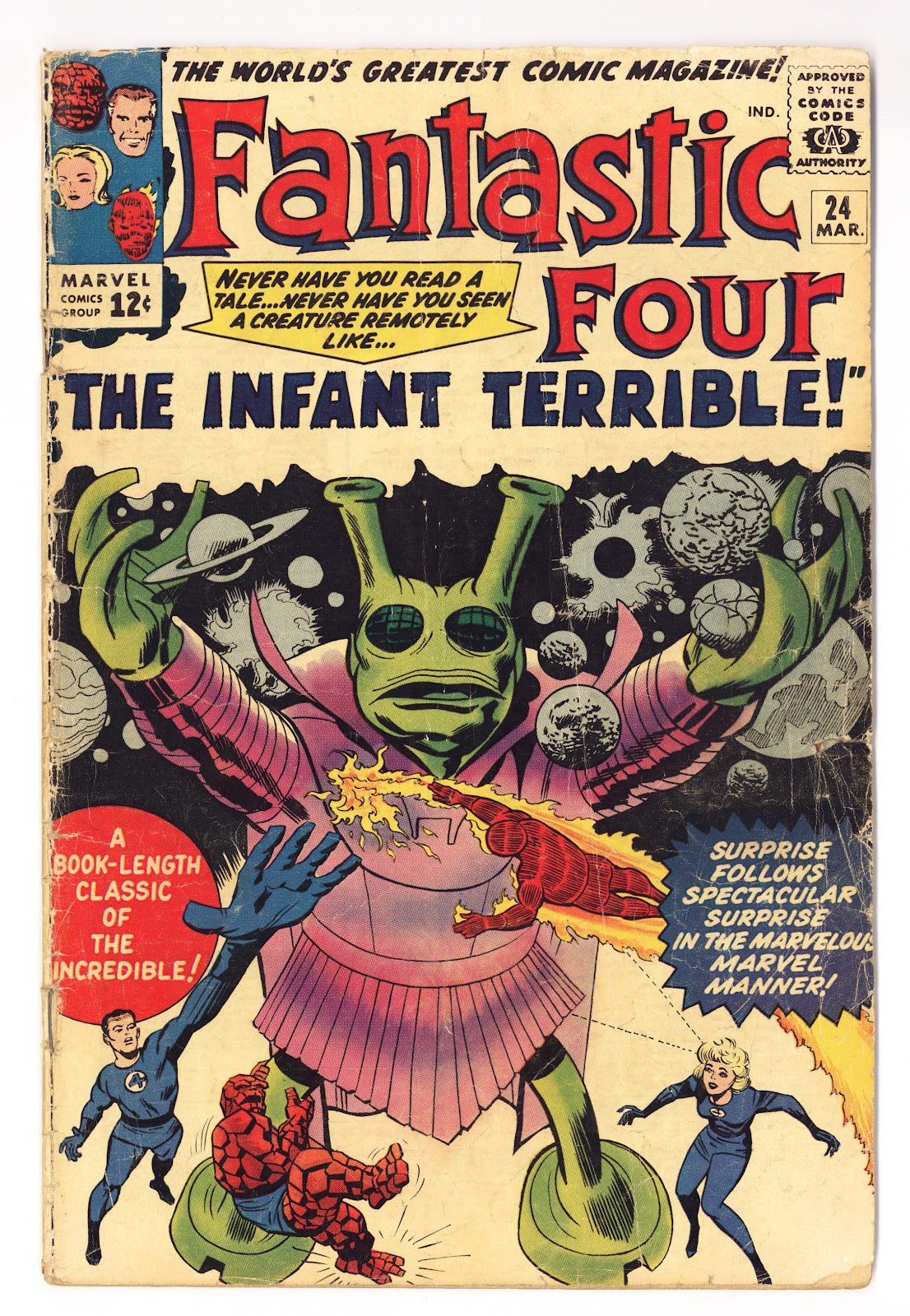 Fantastic Four Vol 1 24 FR/GD (1.5) (1964) 
