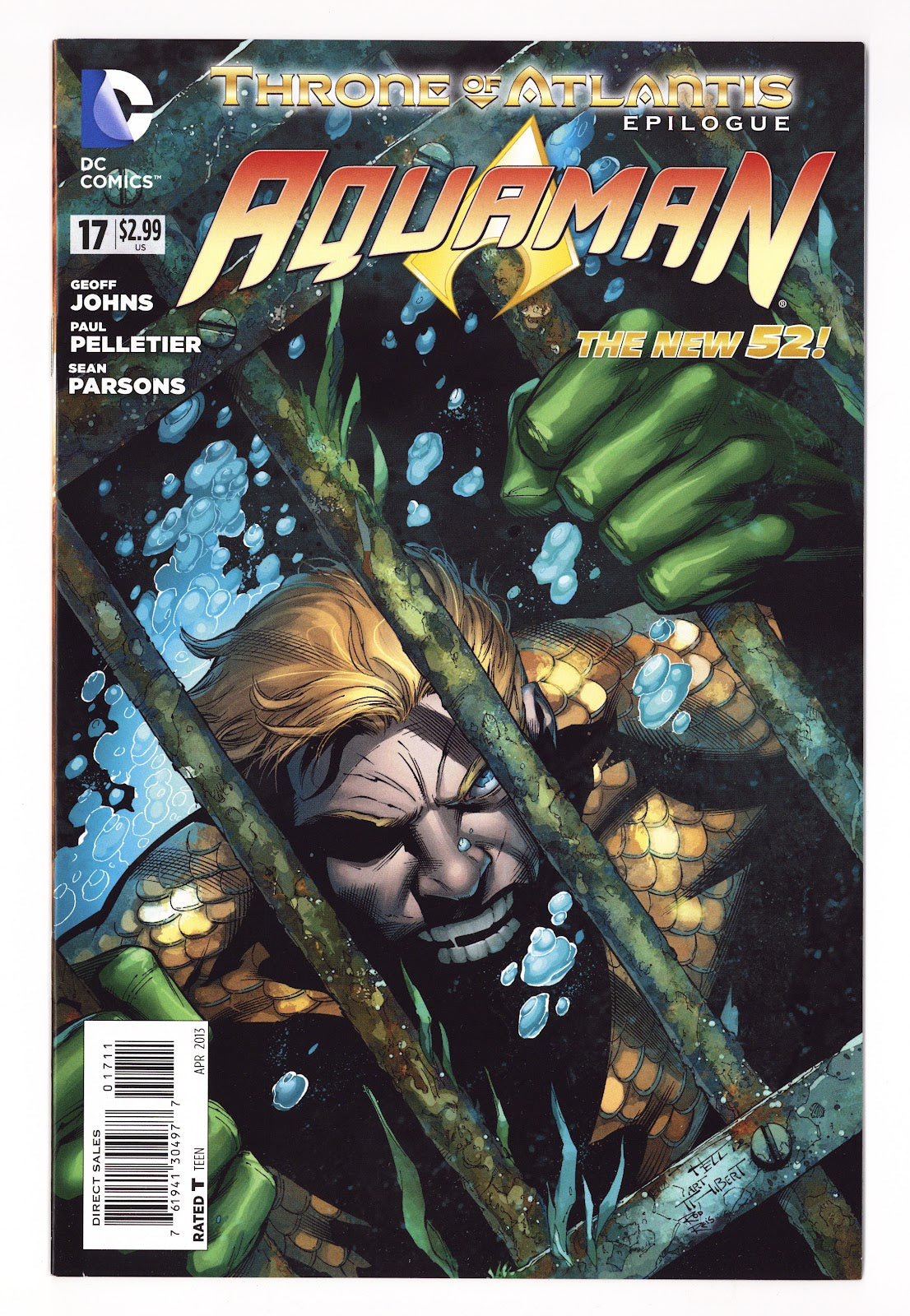 Aquaman Vol 7 17 High Grade (2013) Direct Sales 