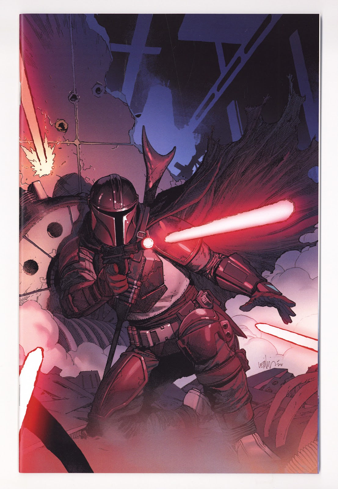 Star Wars: The Mandalorian Vol 1 1 NM- (9.2) (2022) Yu Virgin Exclusive Variant 