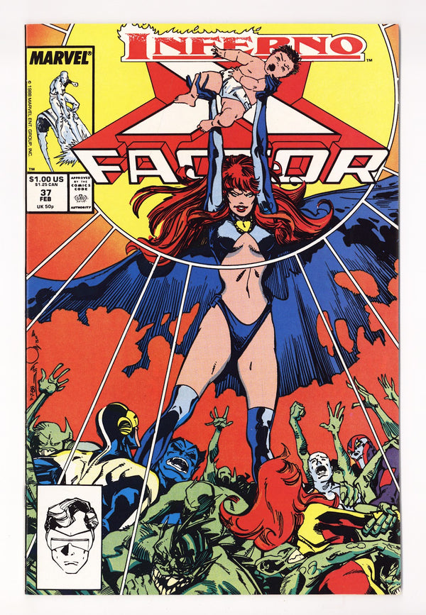 X-Factor Vol 1 37  High Grade   (1989)   Direct