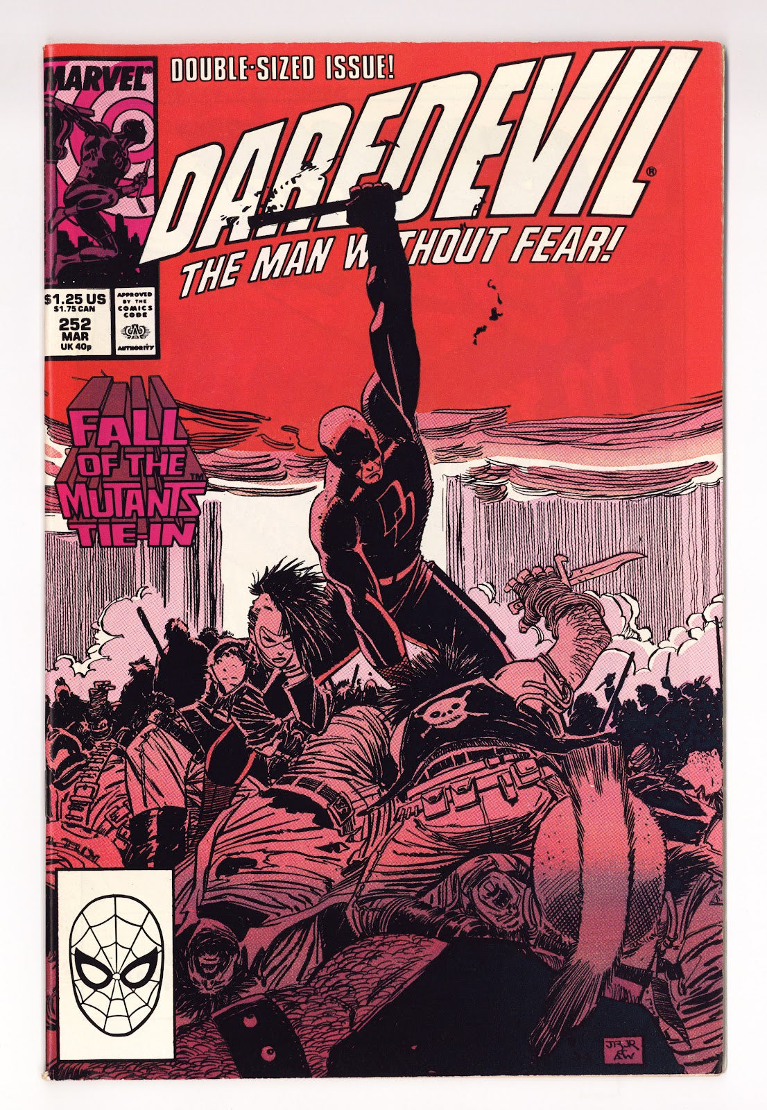 Daredevil Vol 1 252  Mid Grade   (1988)     