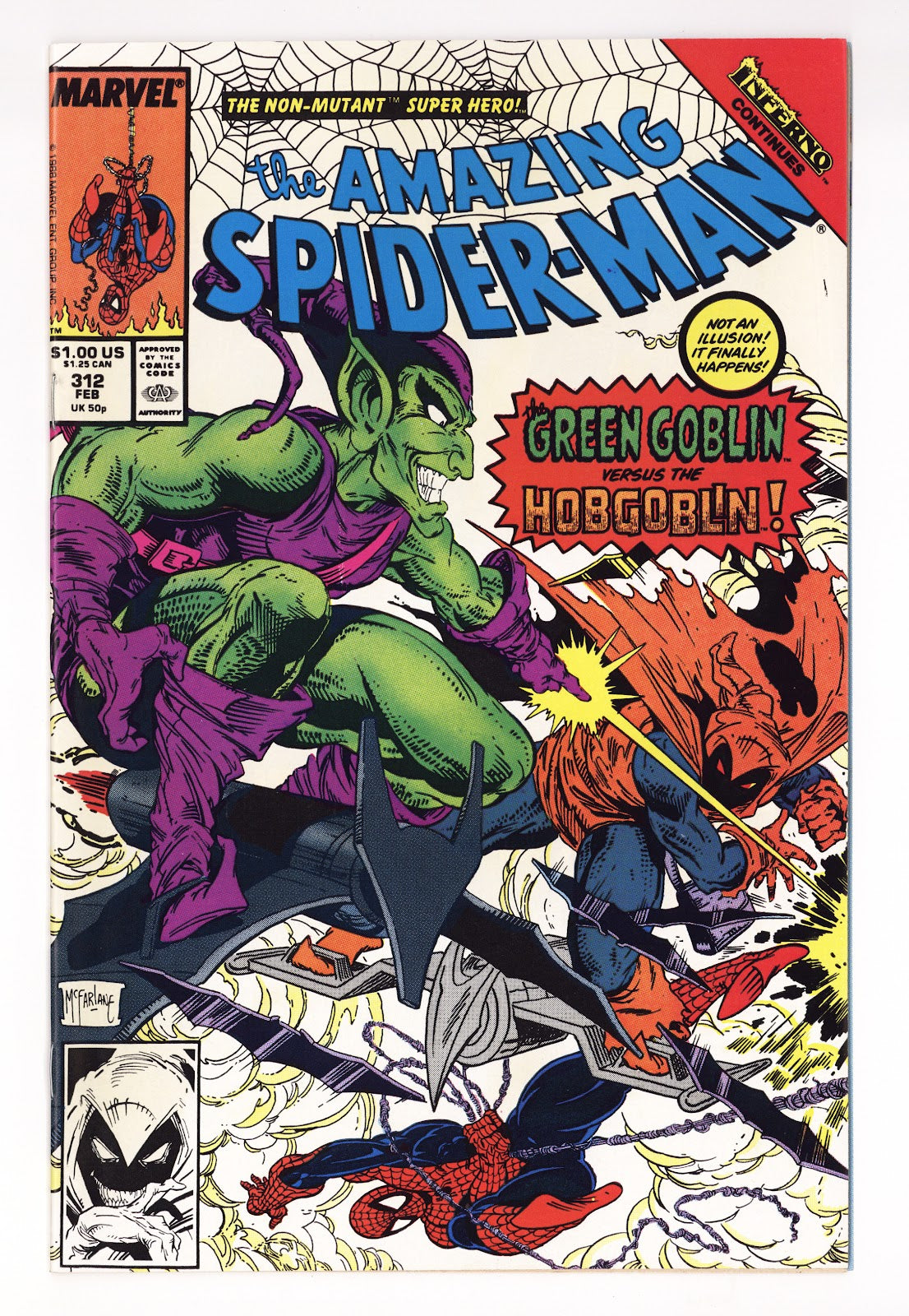 The Amazing Spider-Man Vol 1 312 NM- (9.2) (1989) 