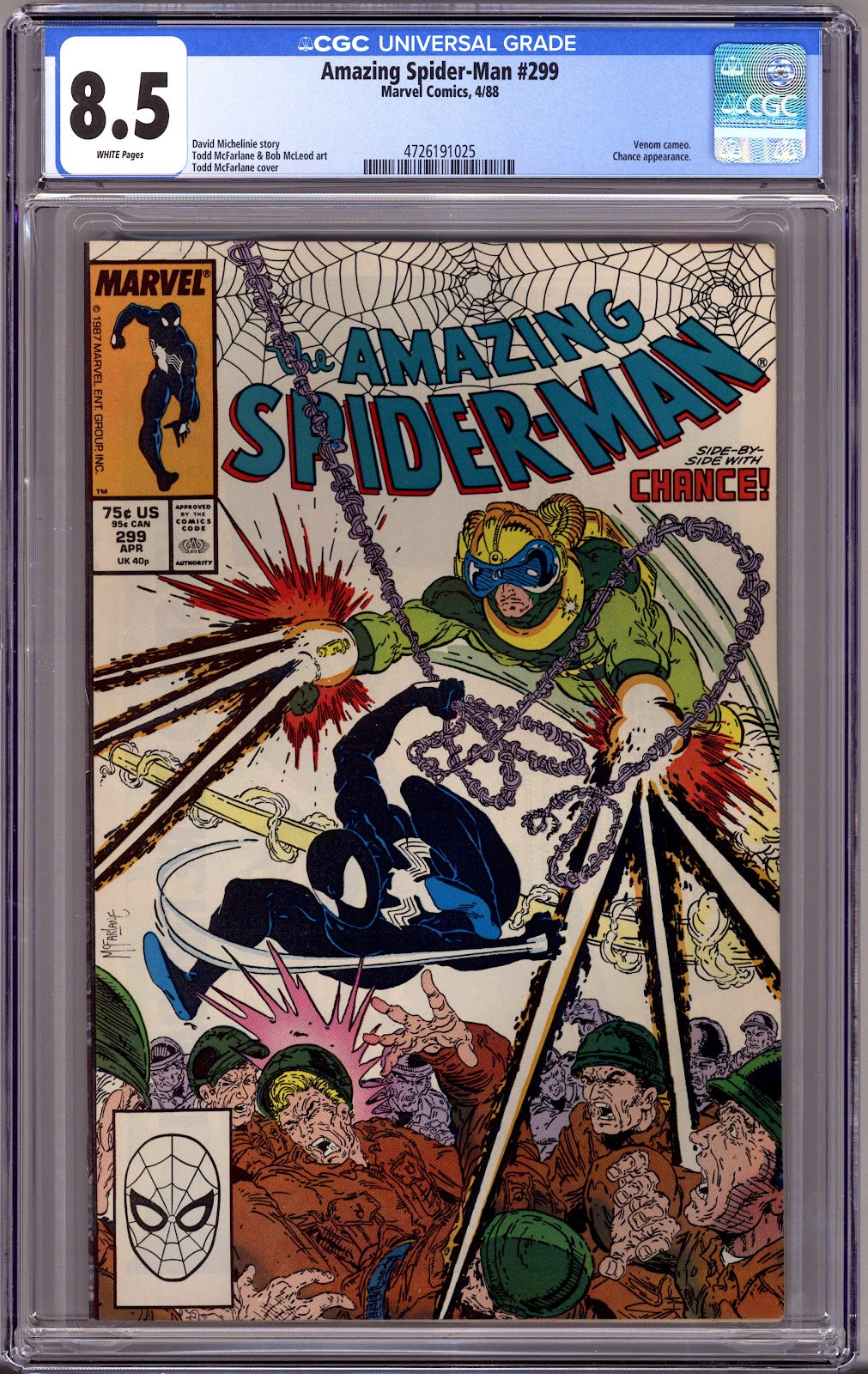 The Amazing Spider-Man Vol 1 299 CGC 8.5 (VF+)   (1988)