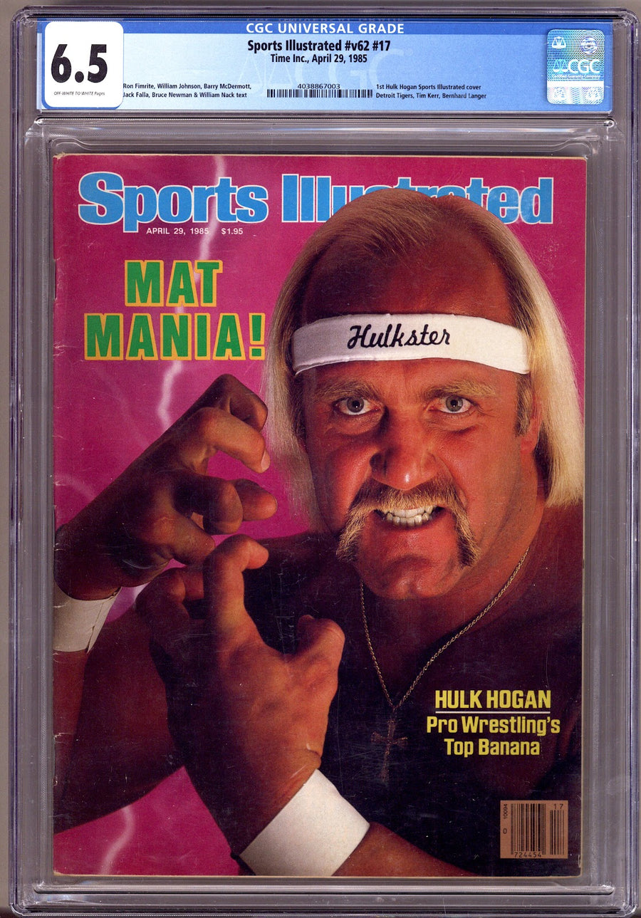 Sports Illustrated Vol 62 17 CGC 6.5 (FN+)   (1985)