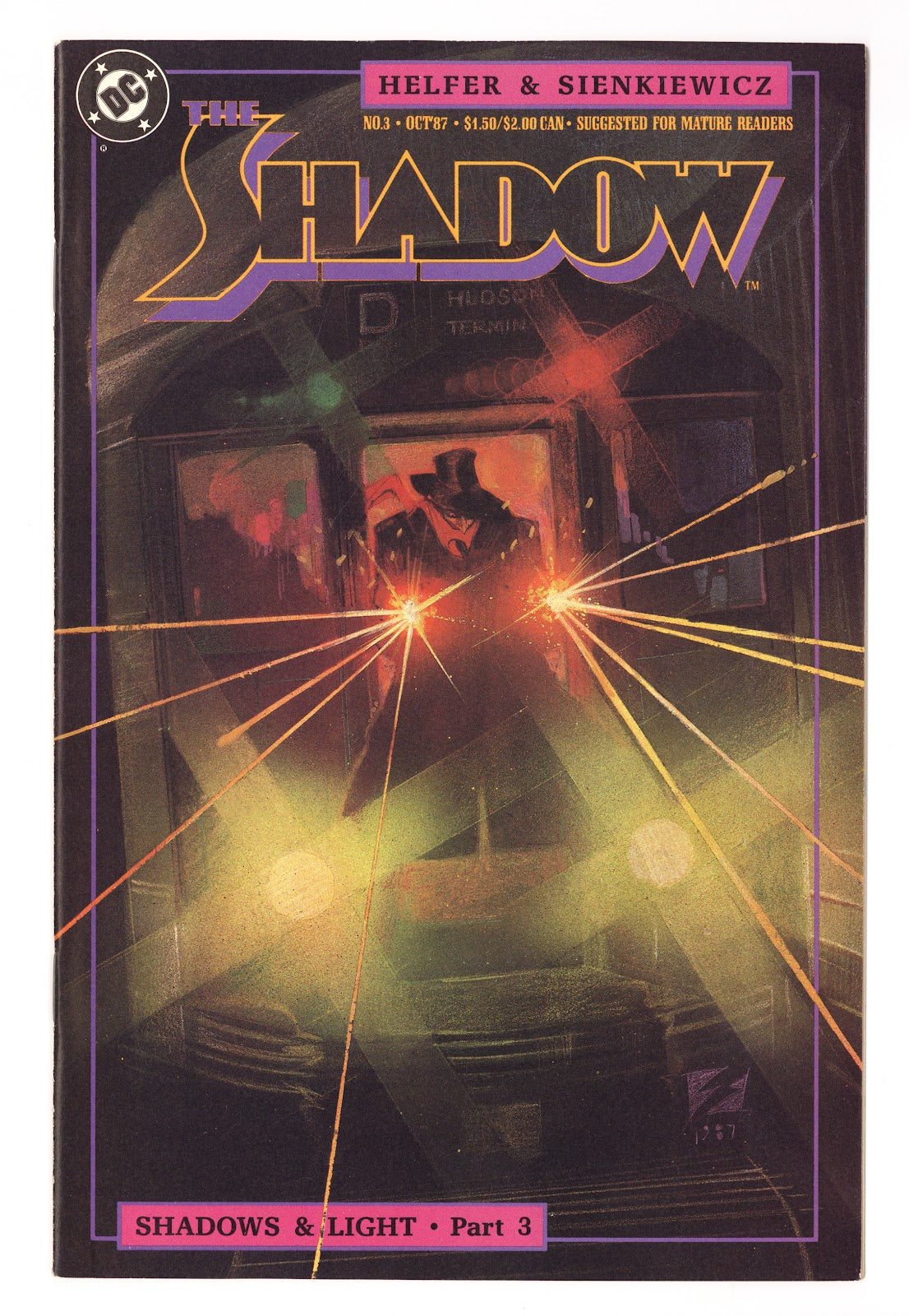 The Shadow Vol 3 3  High Grade   (1987)     