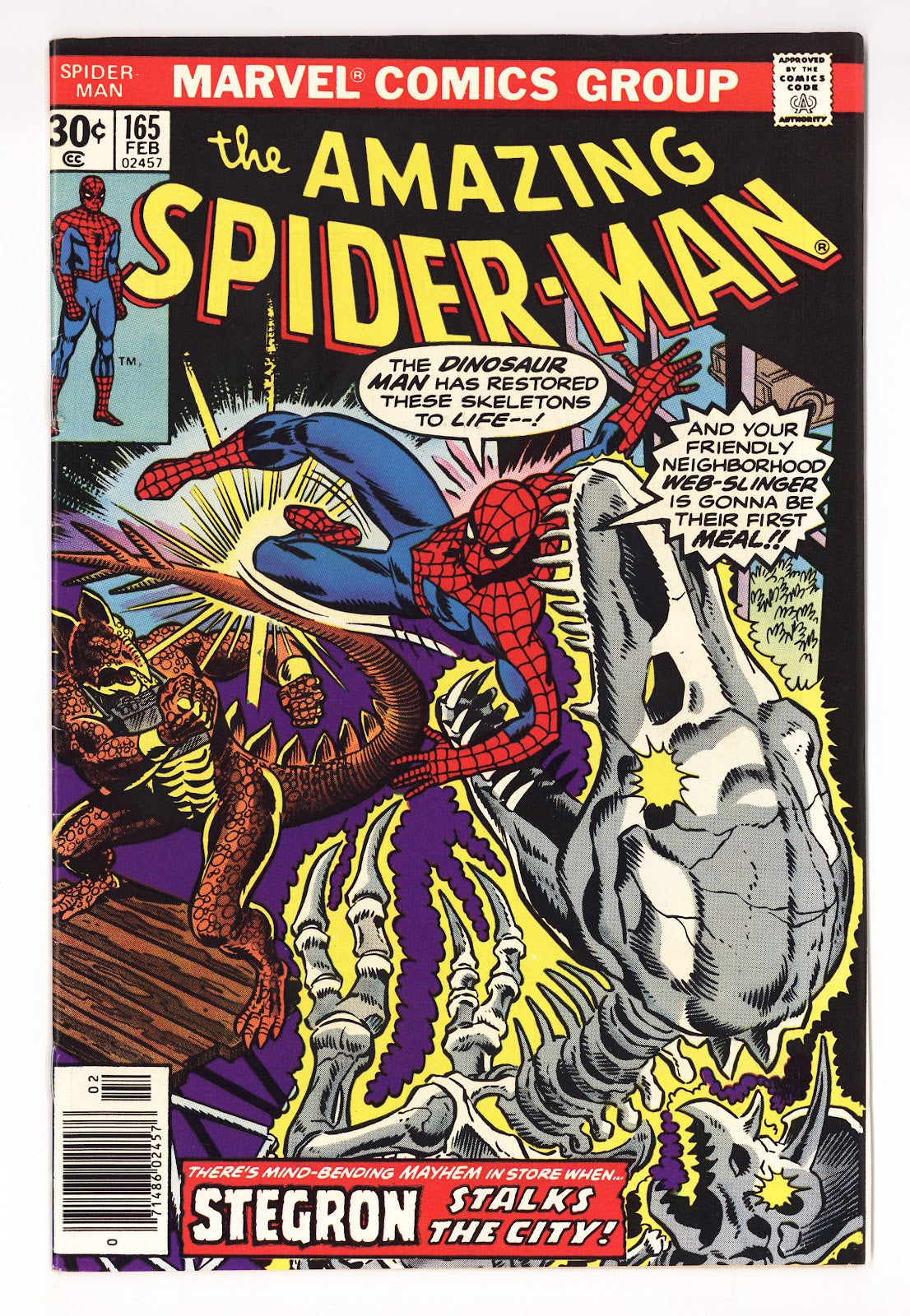 The Amazing Spider-Man Vol 1 165  VF (8.0)   (1977)