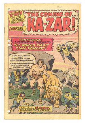 The X-Men Vol 1 10 Coverless (1965)