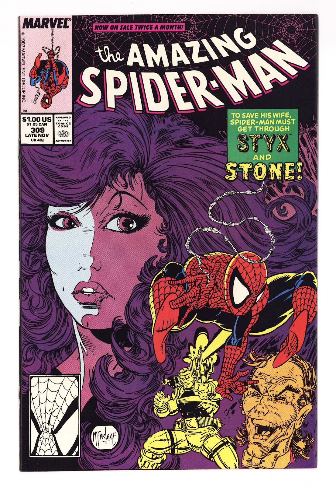 The Amazing Spider-Man Vol 1 309 VF+ (8.5) (1988) 