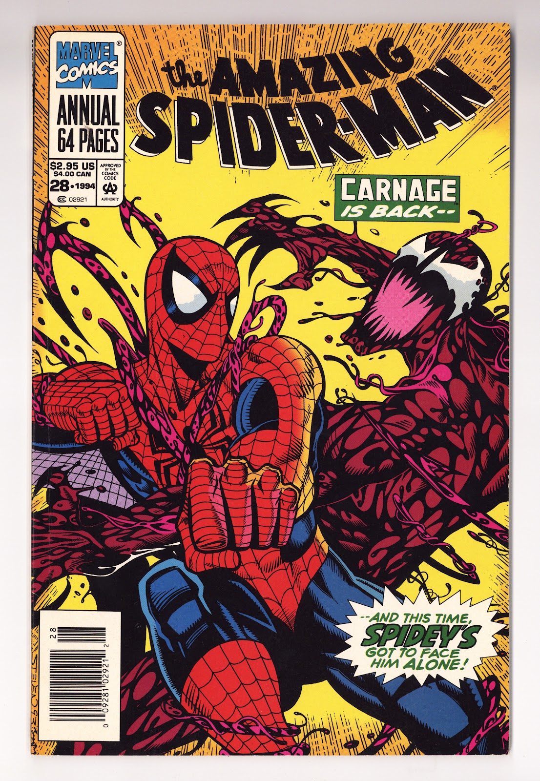 The Amazing Spider-Man Annual Vol 1 28 VF (8.0) (1994) Newsstand 
