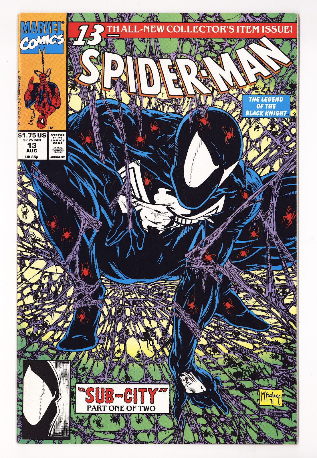 Spider-Man Vol 1 13 FN+ (6.5) (1991)  