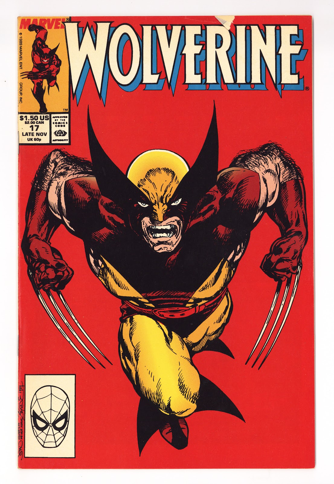 Wolverine Vol 2 17  Low Grade   (1989)     