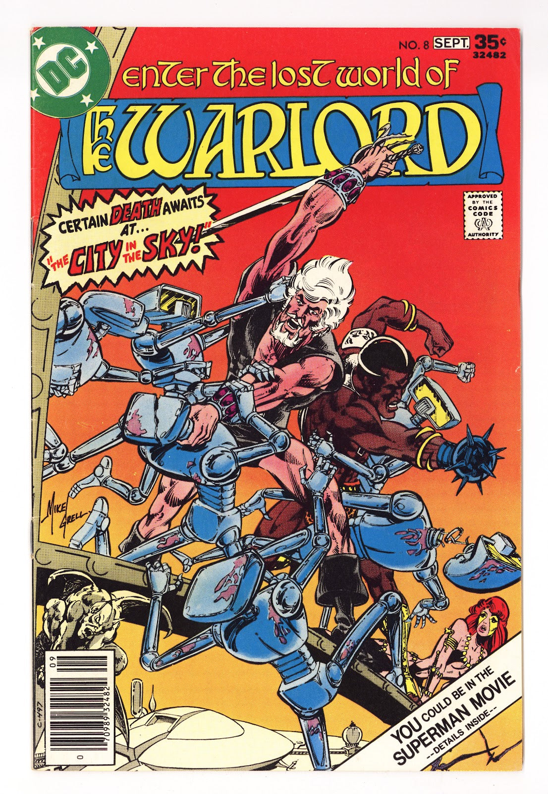 Warlord Vol 1 8  Low Grade   (1977)     