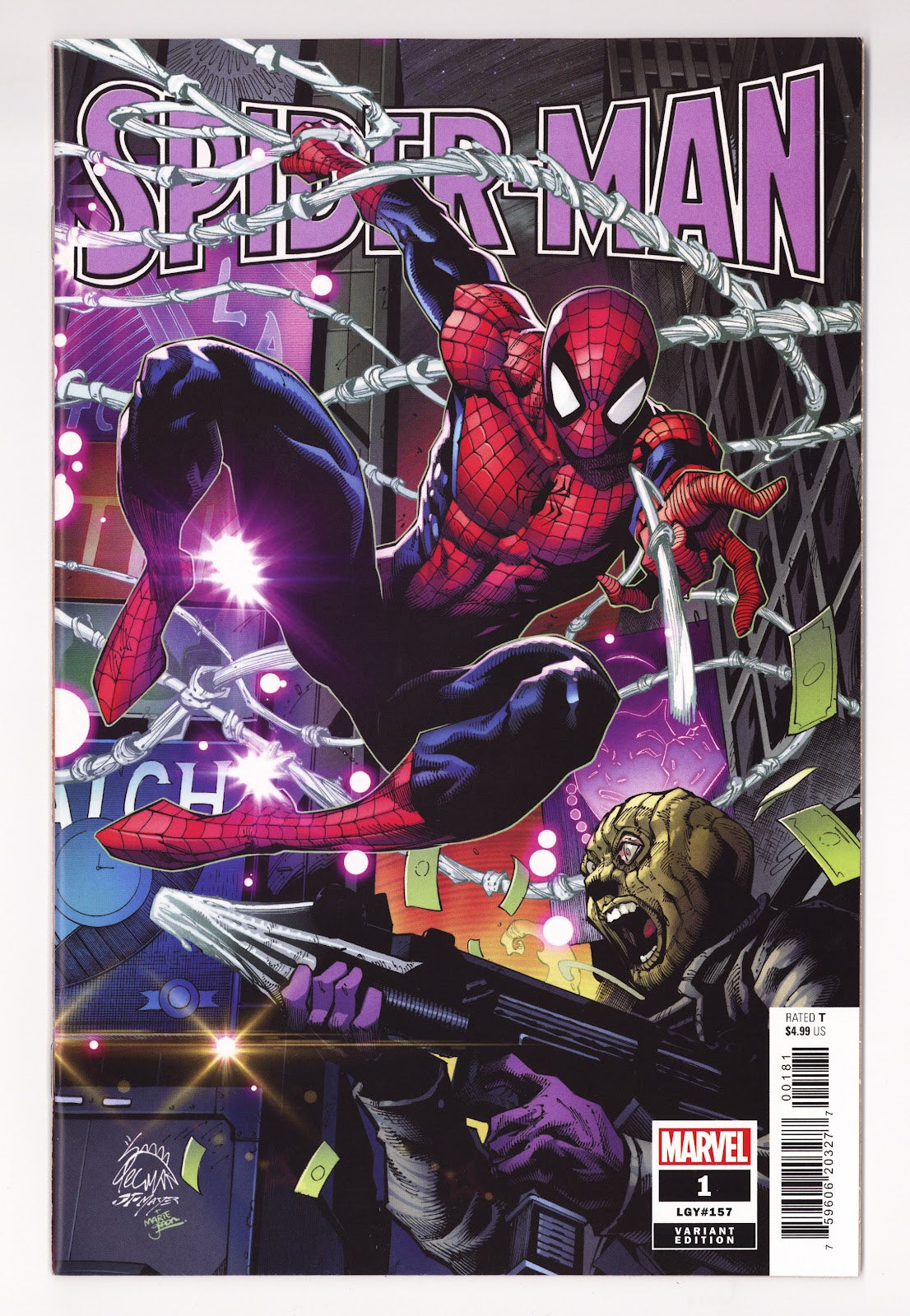Spider-Man Vol 4 1 (157) NM- (9.2) (2022) Stegman Incentive Variant 