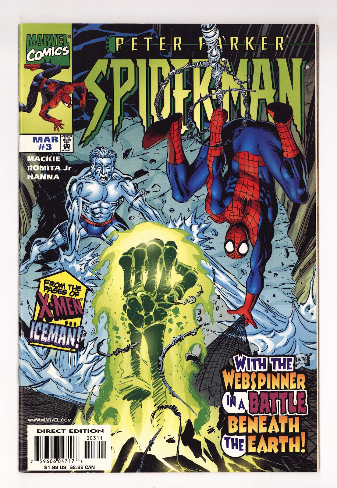 Peter Parker: Spider-Man 3 High Grade (1999) Direct Edition 