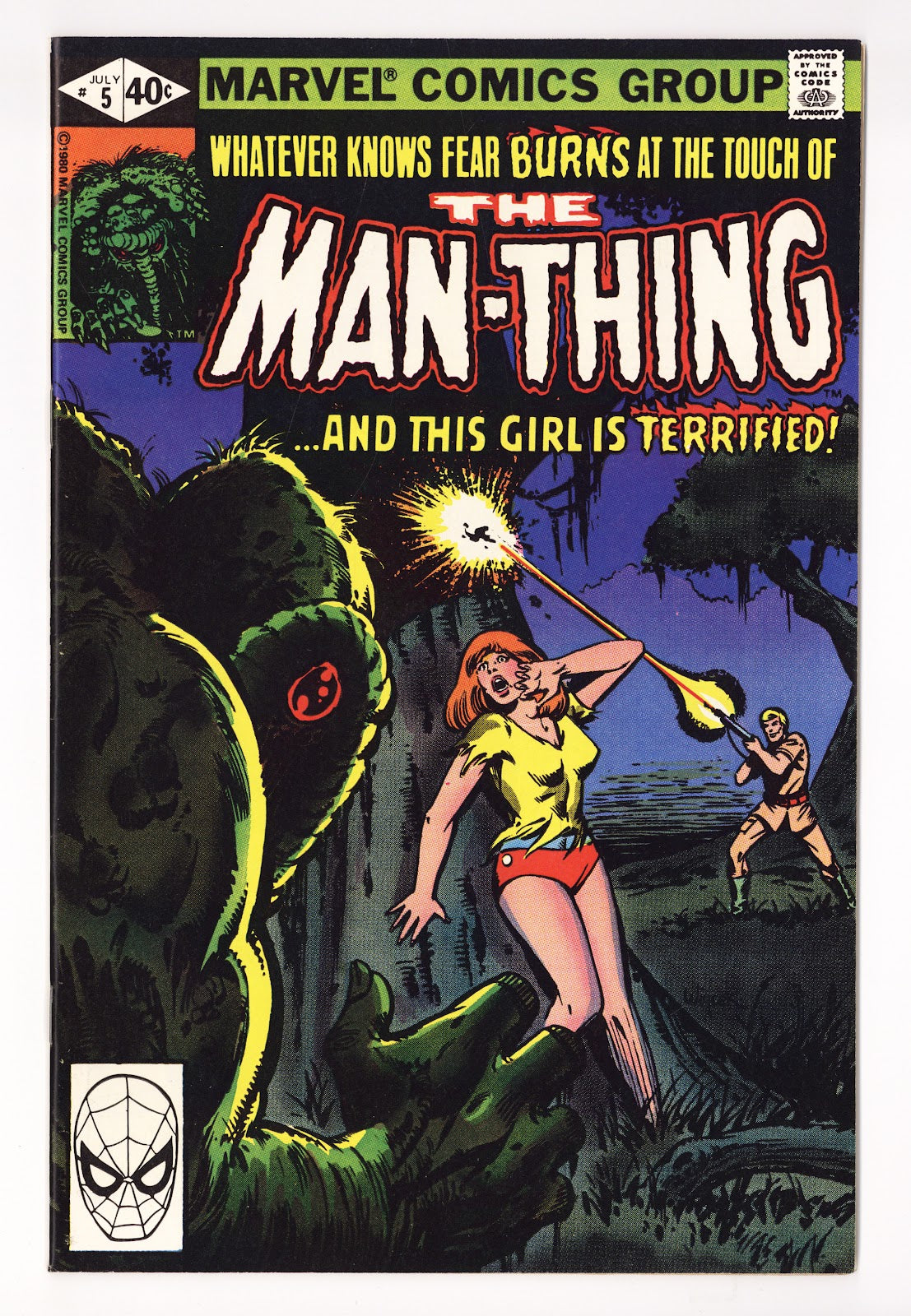 Man-Thing Vol 2 5 High Grade (1980) Direct 