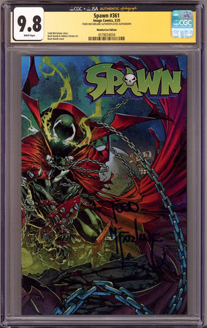 Spawn 361 CGC 9.8 (NM/M) (2025) Booth Exclusive Variant Signed x1 Cover Todd McFarlane
