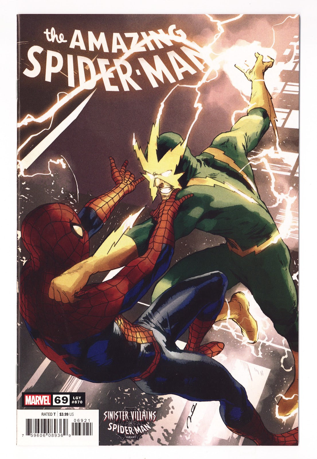 Amazing Spider-Man Vol 5 69 (870) High Grade (2021) Parel Variant 