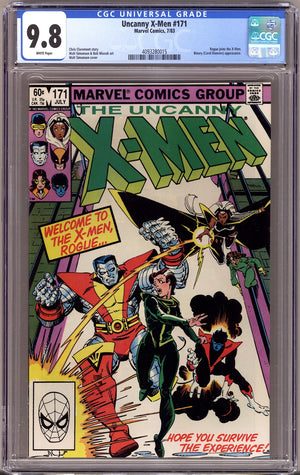 The Uncanny X-Men Vol 1 171 CGC 9.8 (NM/M)   (1983)