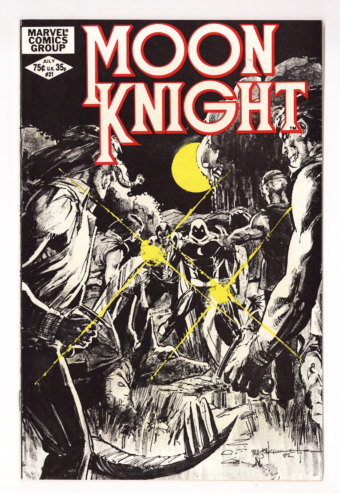 Moon Knight Vol 1 21 Mid Grade (1982) 