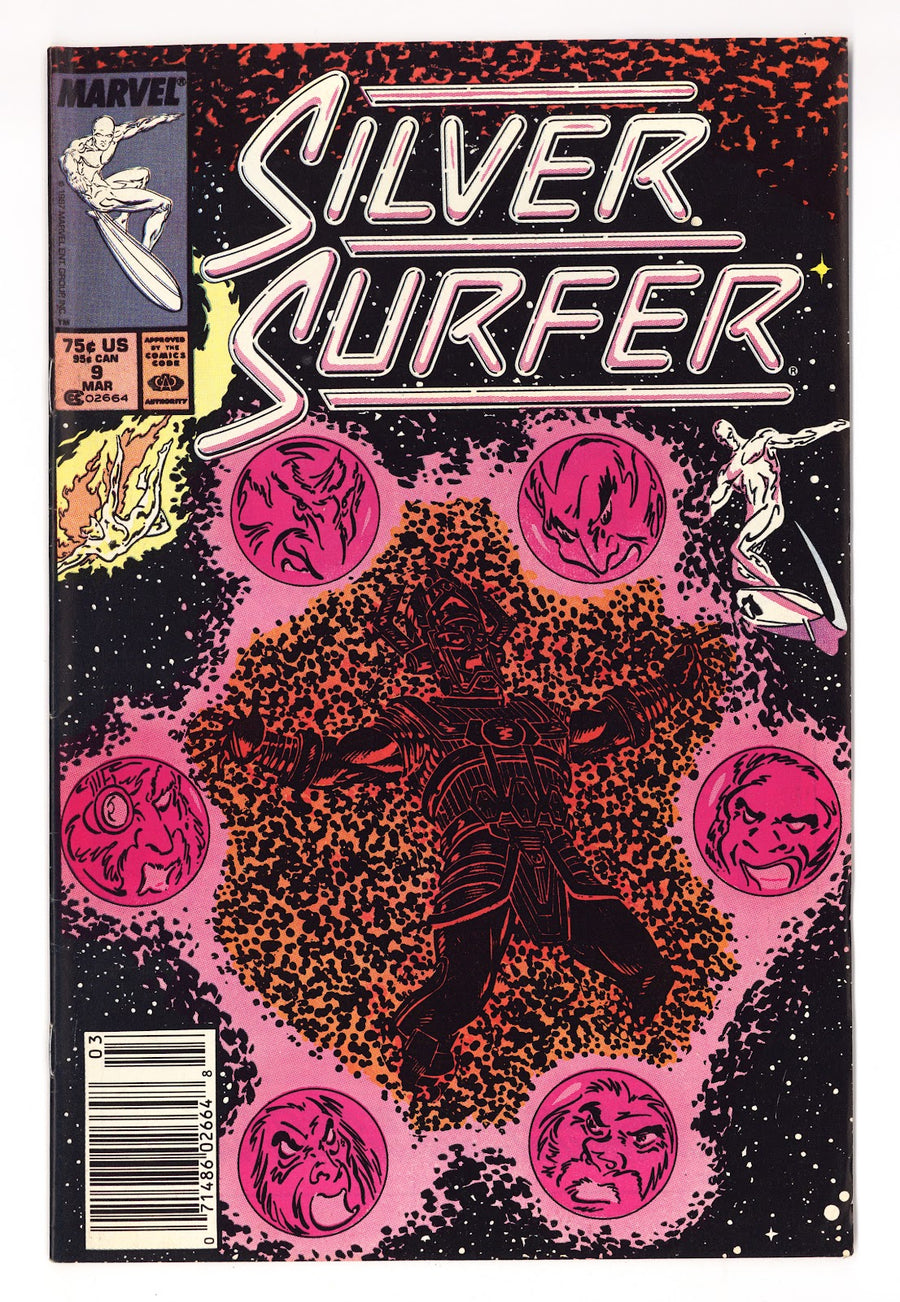 Silver Surfer Vol 3 9  Mid Grade   (1988)   Newsstand