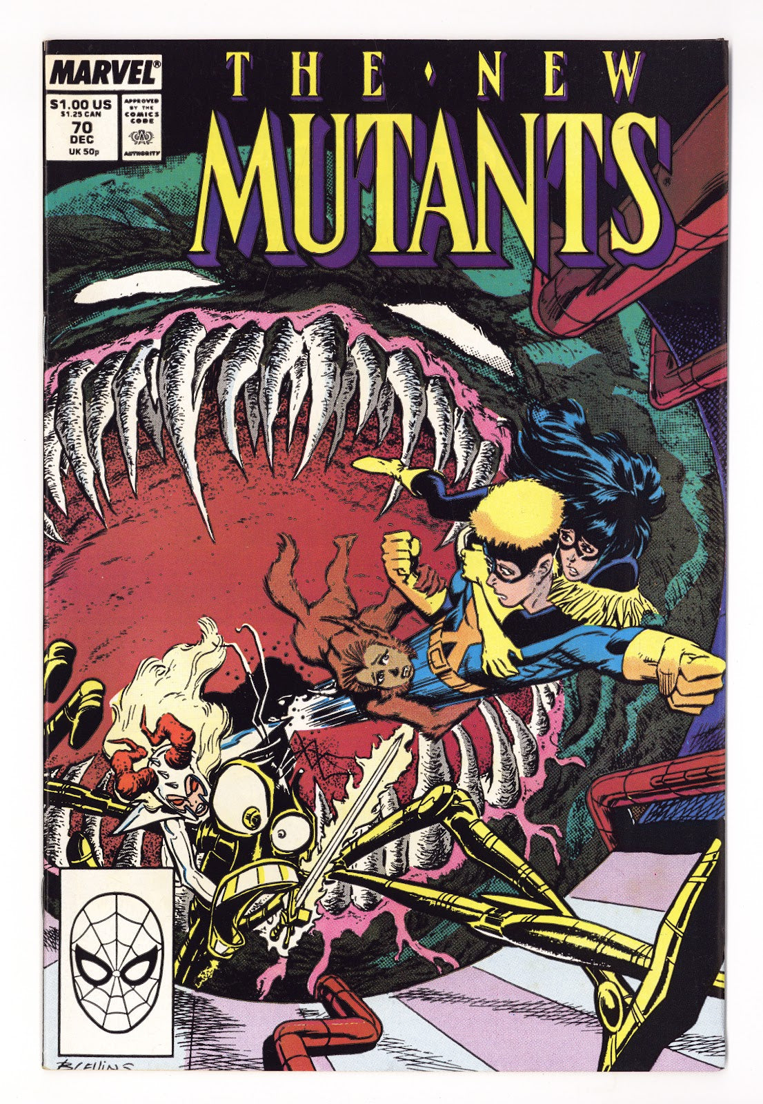 The New Mutants Vol 1 70 High Grade (1988) Direct 