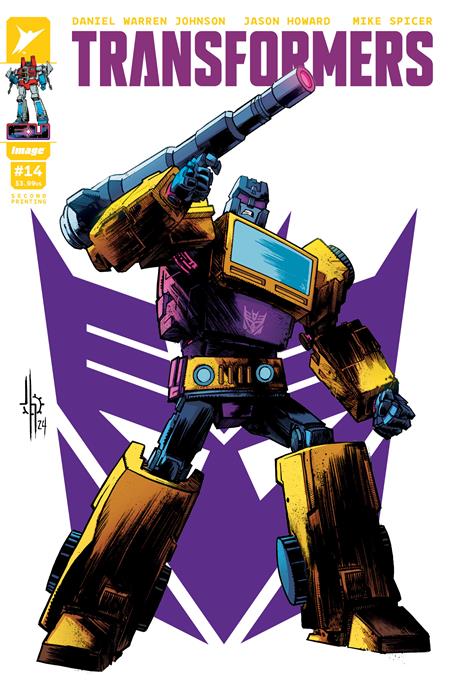 TRANSFORMERS #14 2ND PTG CVR B JASON HOWARD AUTOBOT VAR