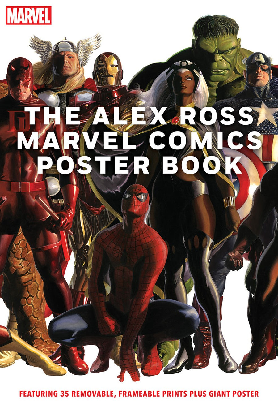 ALEX ROSS MARVEL COMICS POSTER BOOK TP