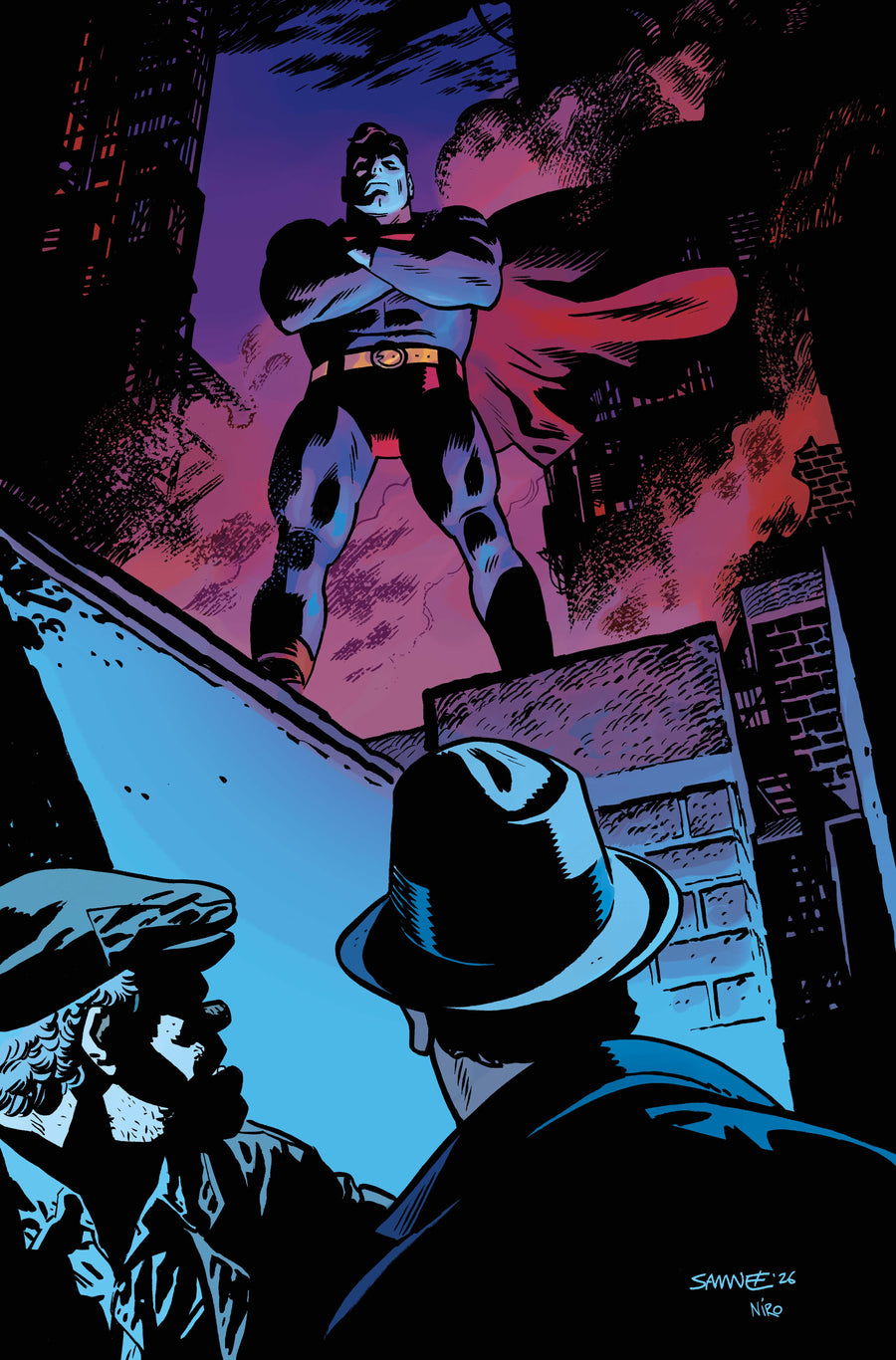 SUPERMAN THE STRANGER #4 (OF 6) CVR B CHRIS SAMNEE VAR (MR)