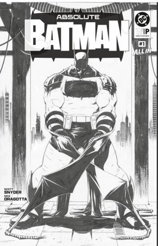 DC W.I.P. ABSOLUTE BATMAN #1 SECOND PRINTING CVR A NICK DRAGOTTA