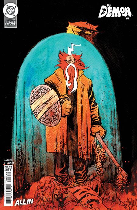 DEMON #1 SECOND PRINTING CVR B JAMES HARREN CARD STOCK VAR
