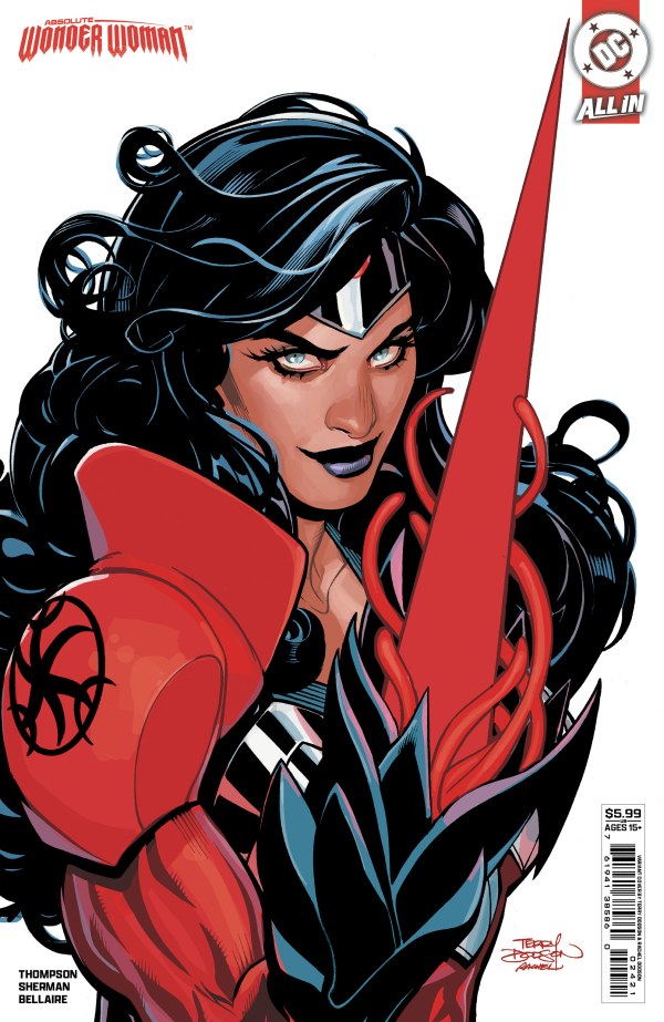 DF ABSOLUTE WONDER WOMAN #24 VARIANT SIGNED BY TERRY & RACHEL DODSON ALLOCATIONS MAY OCCUR.