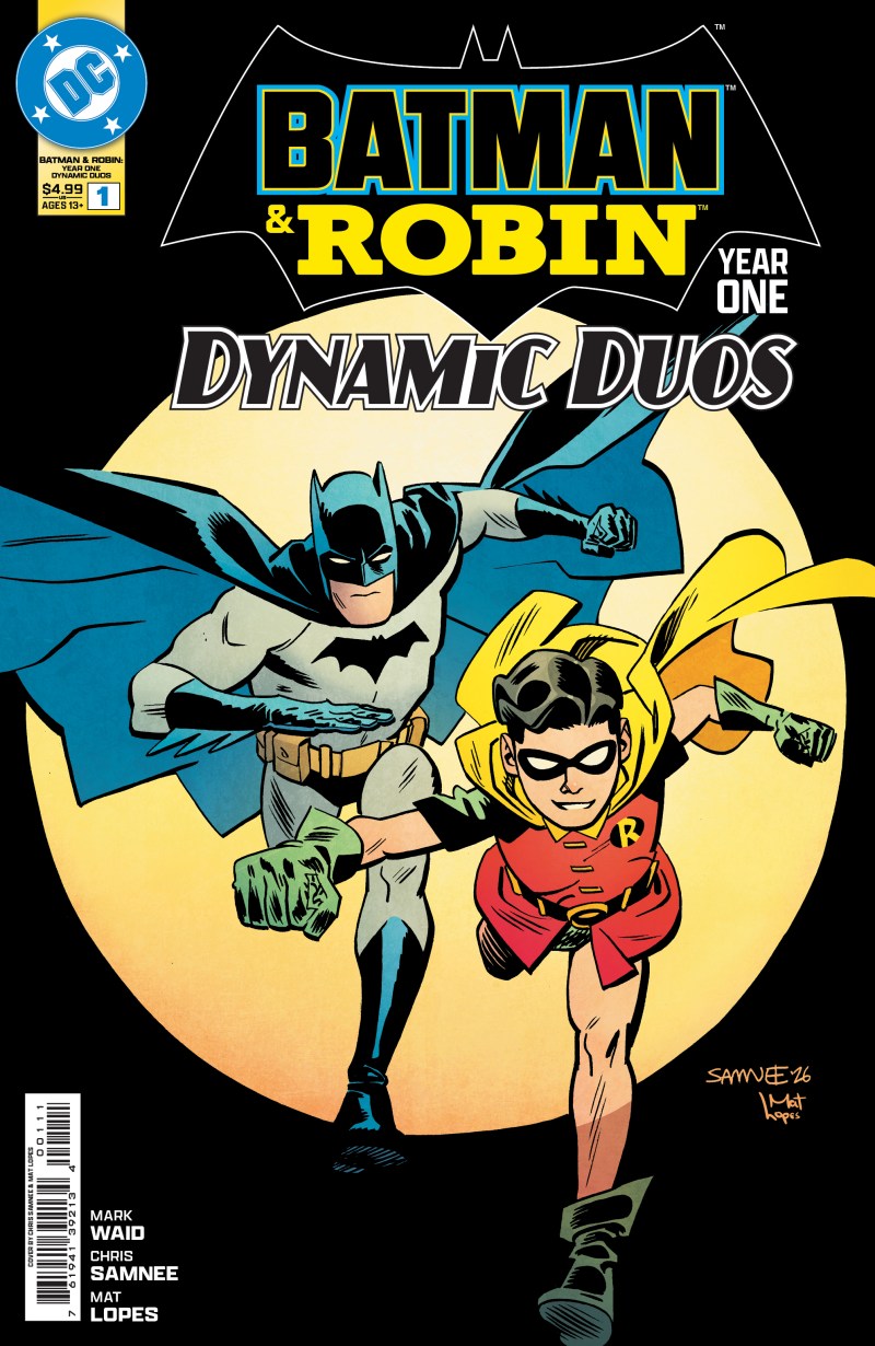 DF BATMAN & ROBIN YEAR ONE DYNAMIC DUOS #1 SILVER SIGNATURE SERIES SIGNED BY MARK WAID ALLOCATIONS MAY OCCUR.