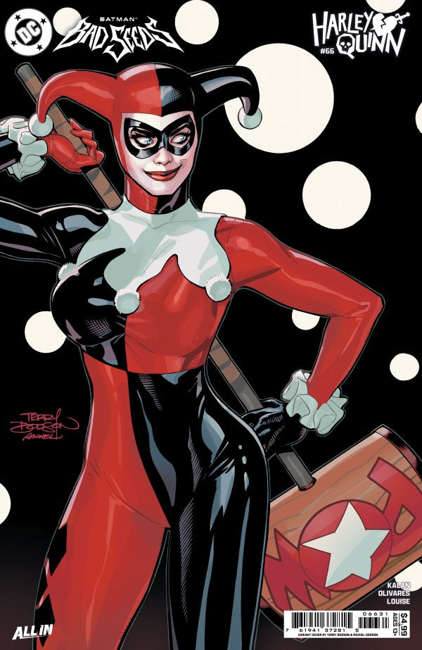 DF HARLEY QUINN #66 VARIANT SIGNED BY TERRY & RACHEL DODSON ALLOCATIONS MAY OCCUR.