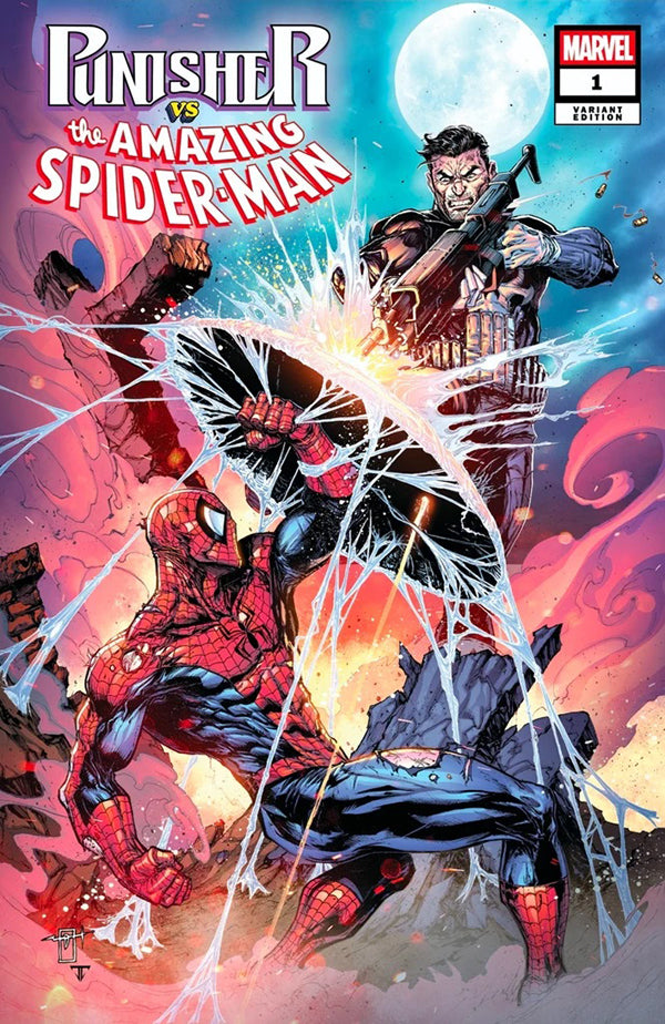 DF PUNISHER VS SPIDERMAN #1 JONATHAN URIBE COMICXPOSURE EXCLUSIVE ALLOCATIONS MAY OCCUR.