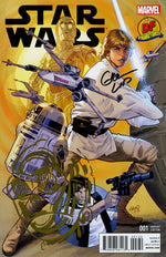 DF STAR WARS #1 DF VARIANT SIGNED BY GREG LAND AND REMARKED BY KEN HAESER WITH A GOLDEN C3PO HEAD SKETCH ALLOCATIONS MAY OCCUR. thumbnail