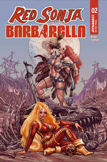 RED SONJA BARBARELLA #2 CVR C DIEGO YAPUR VAR thumbnail