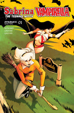 SABRINA THE TEENAGE WITCH VAMPIRELLA #1 CVR C SEBASTIAN PIRIZ VAR thumbnail